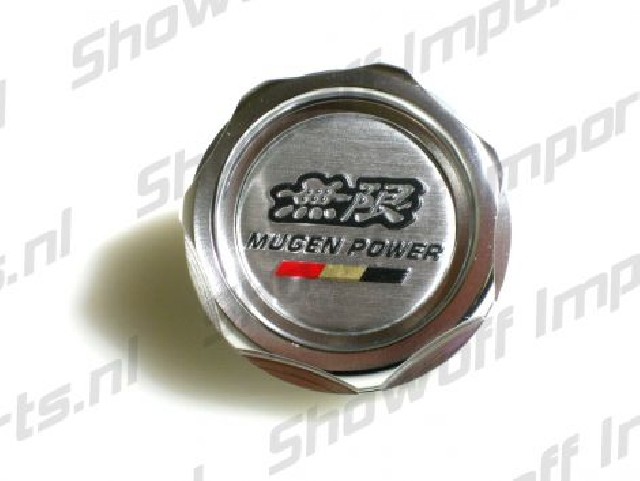 Universal Honda Mugen Style Oil Cap Silver 