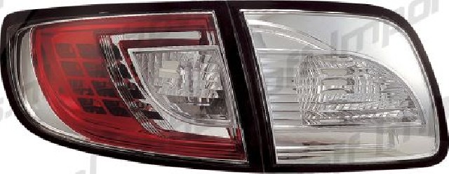 Mazda 3 4D 03-09 LED Taillights Set Clear