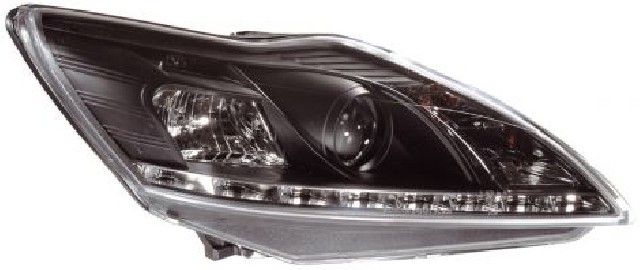 Ford Focus Mk2 08-11 Headlights Set Black