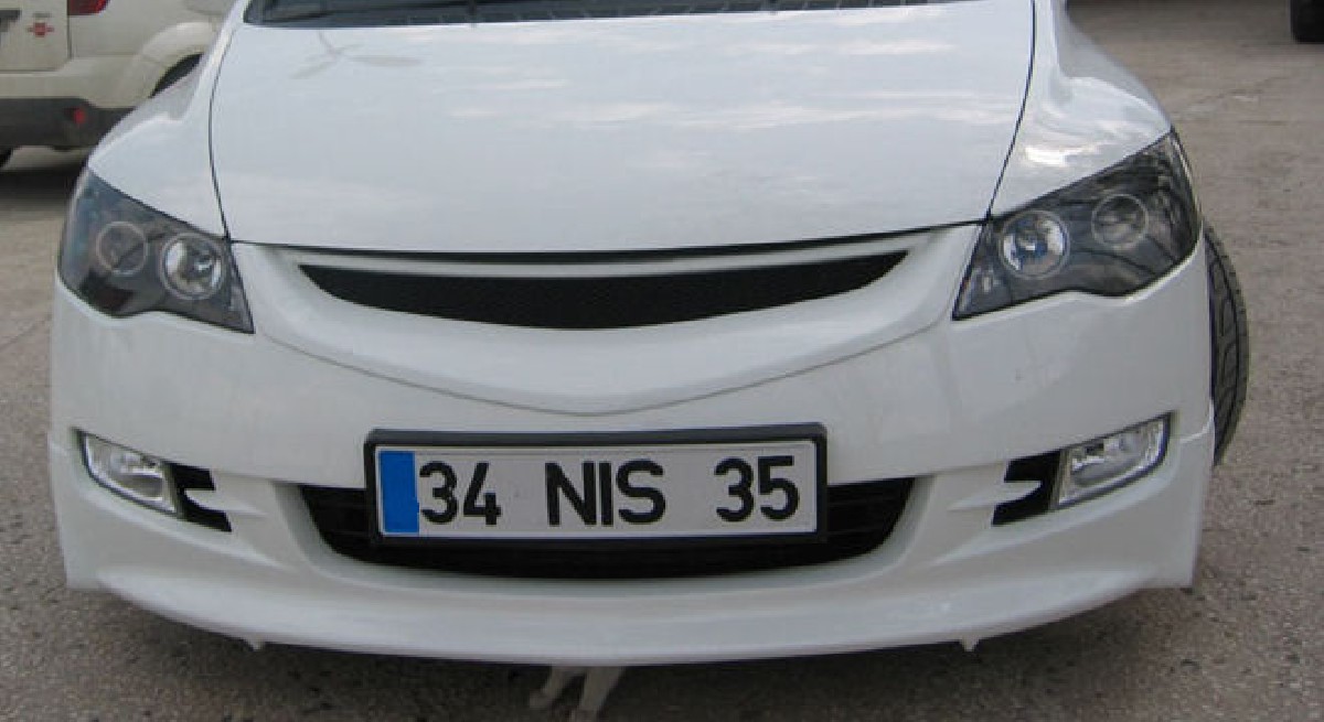 Honda Civic 4D/Hybrid 05-08 ABS Grill 4 Türer