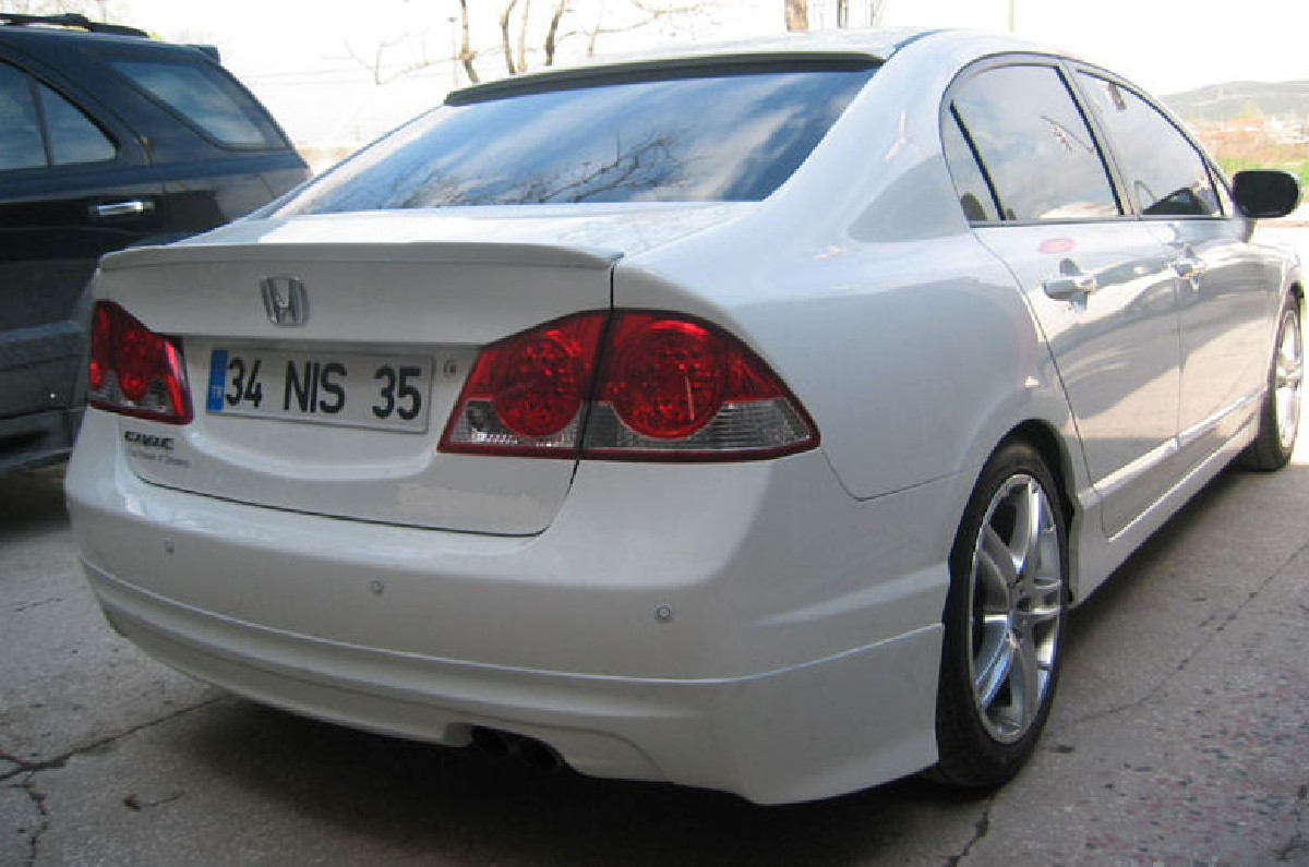 Honda Civic 4D/Hybrid 05+ ABS Rear Lip Heckansatz