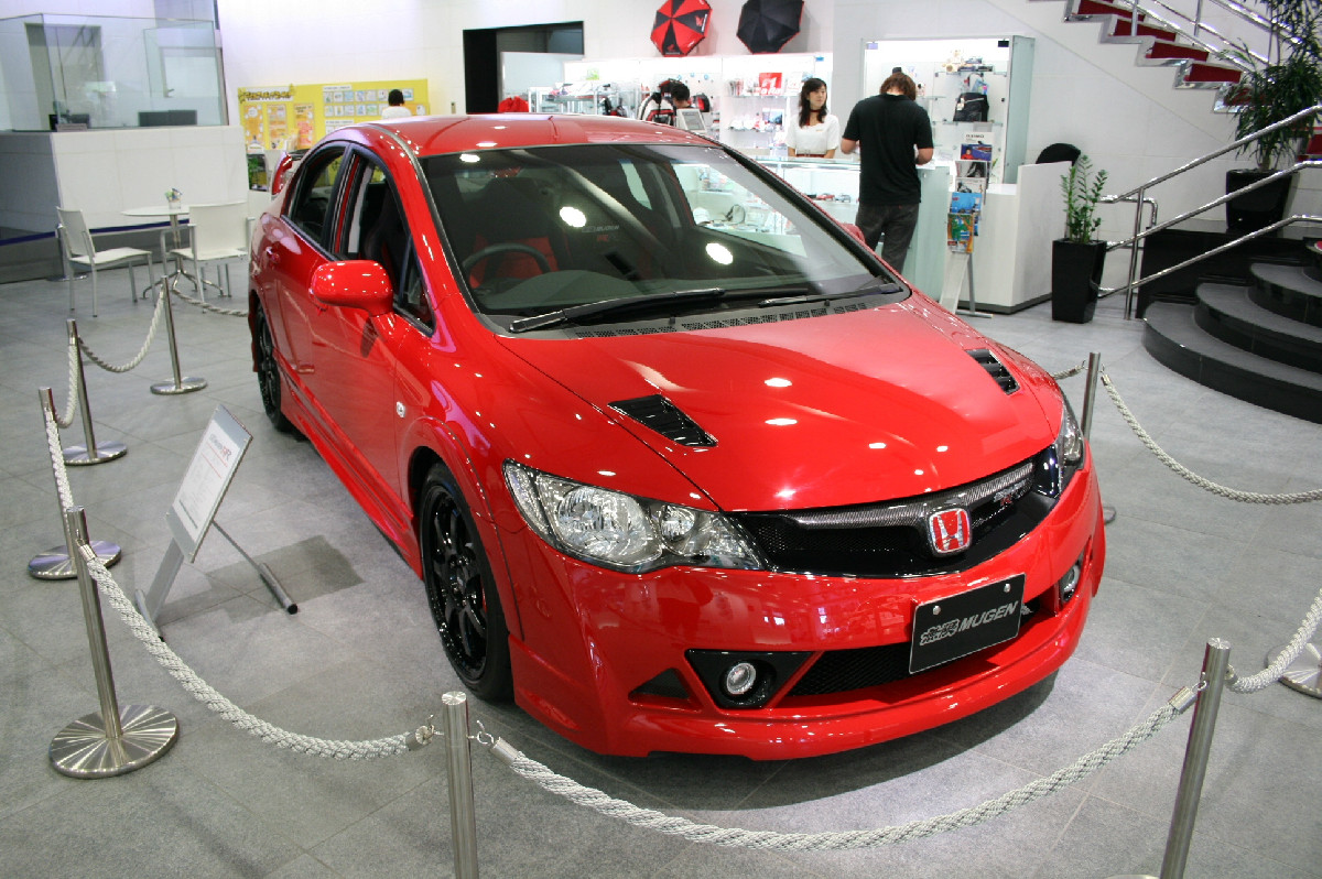 Honda Civic 4D/Hybrid 05+  ABS Front Bumper Frontstoßstange