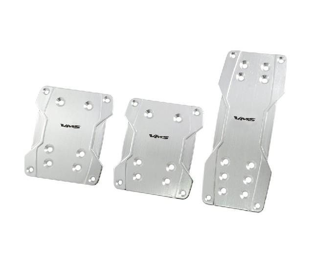 Universal VMS Pedalset Anodized Aluminium Silver V4