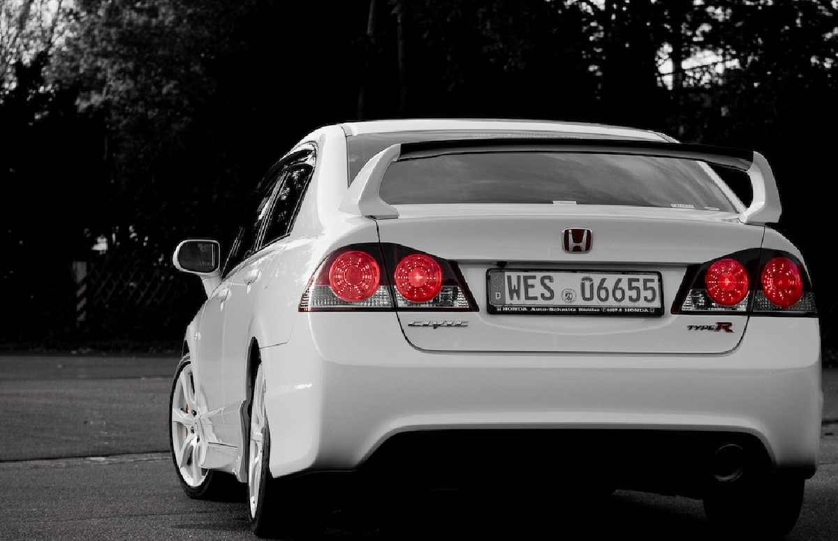 Heckstoßstange Honda Civic 4D/Hybrid 05+ Type R Look PU