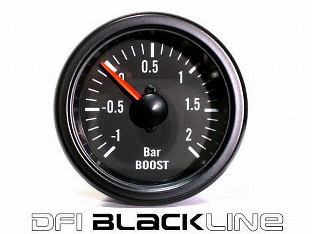 DFI Blackline Universal Meter Gauge 52mm - Boost (Bar)