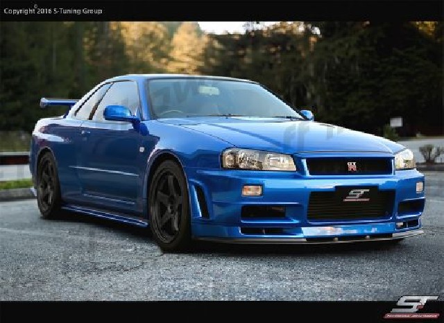  Nissan Skyline R34 GTT Z-Tune N1 Wide Body Kit 14-Piece