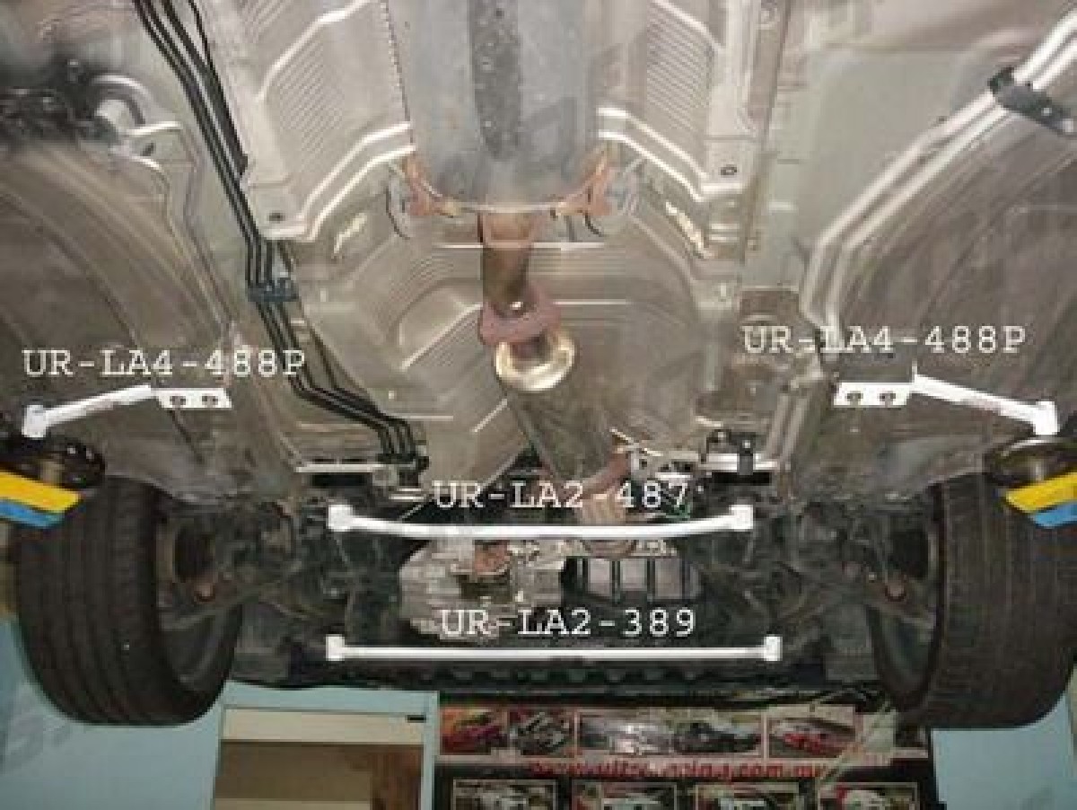 Honda Accord 03-08 4D UltraRacing 2-Point Front Lower Tiebar