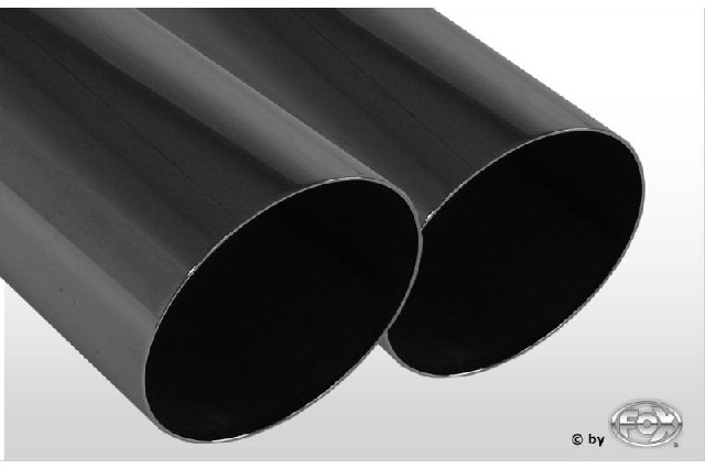 FOX Mitsubishi L200 Typ KAOT Clubcap 2-trg.  Endschalldämpfer Sidepipe - 2x76 Typ 10 