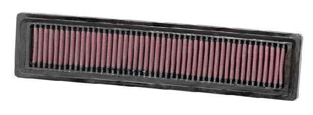 K & N Tauschluftfilter für Renault Clio II 1.2i (mit Plattenfilter ca. 360mm Länge)