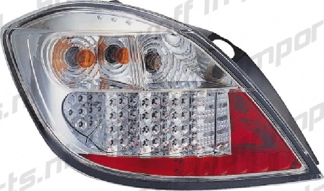 Opel Astra H 04+ 5D Chrome LED Taillights