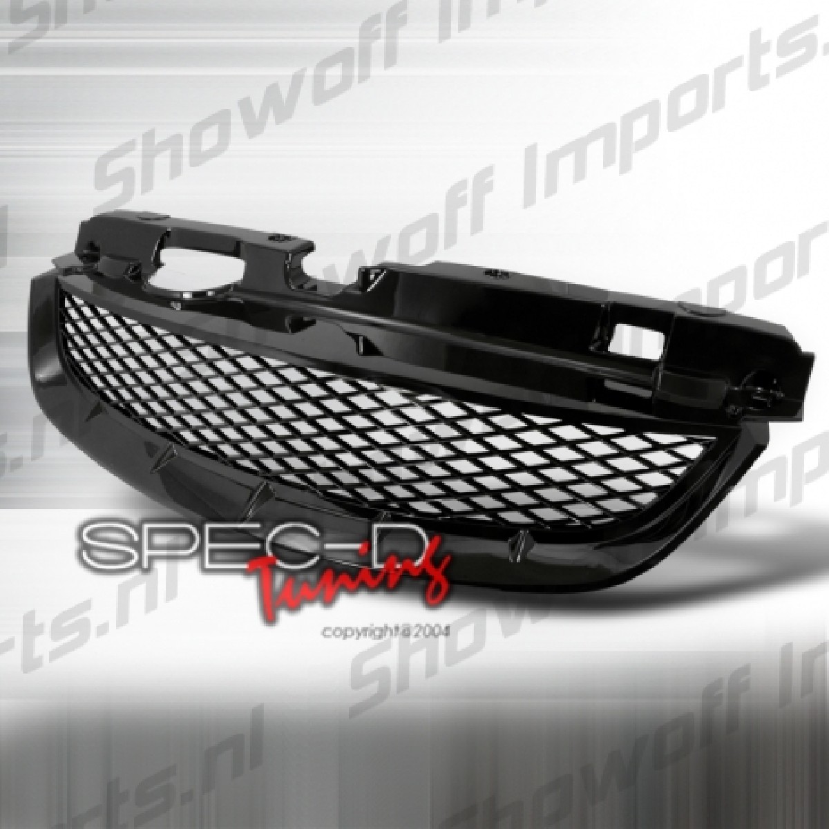 Honda Civic 04-05 (Facelift) 2D Type R Look ABS Grill SIX
