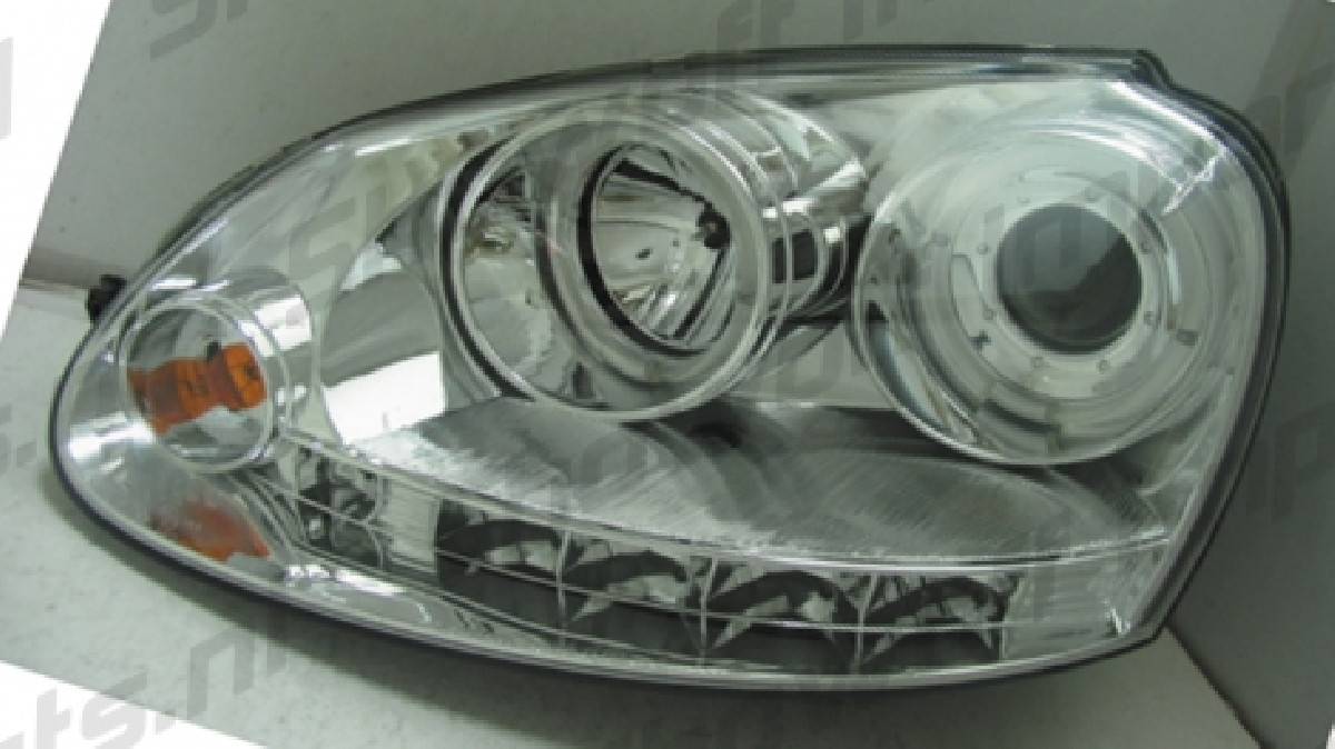 VW Golf V 03+ Black Angeleye Headlights