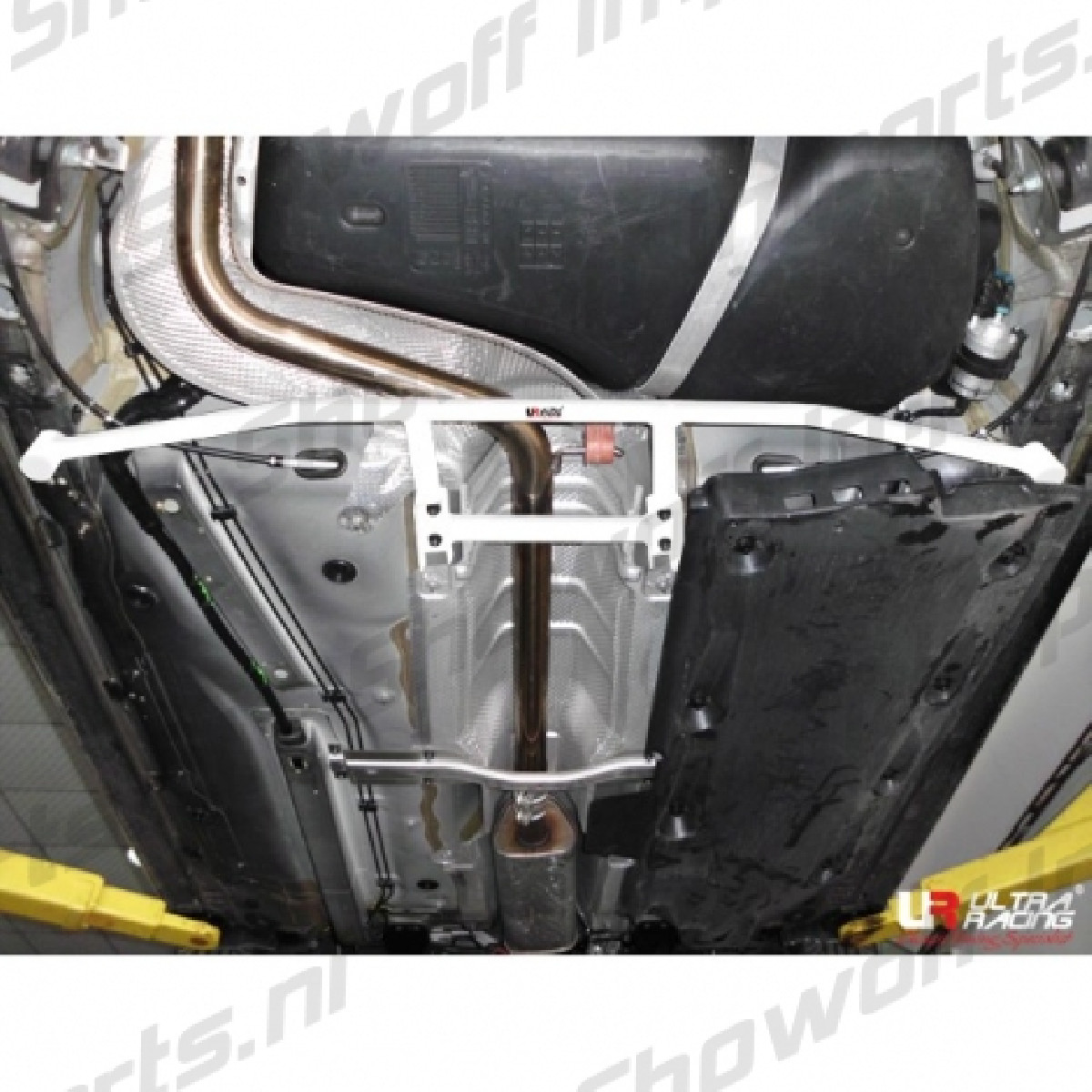 Audi A1 10+ UltraRacing 4-Point Rear Lower H-Brace 1834 