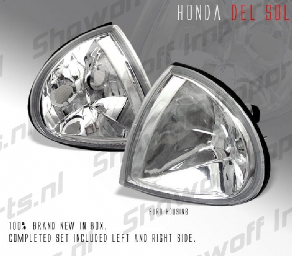 Honda CRX DelSol 92+ Euro Clear Front Signal Lights