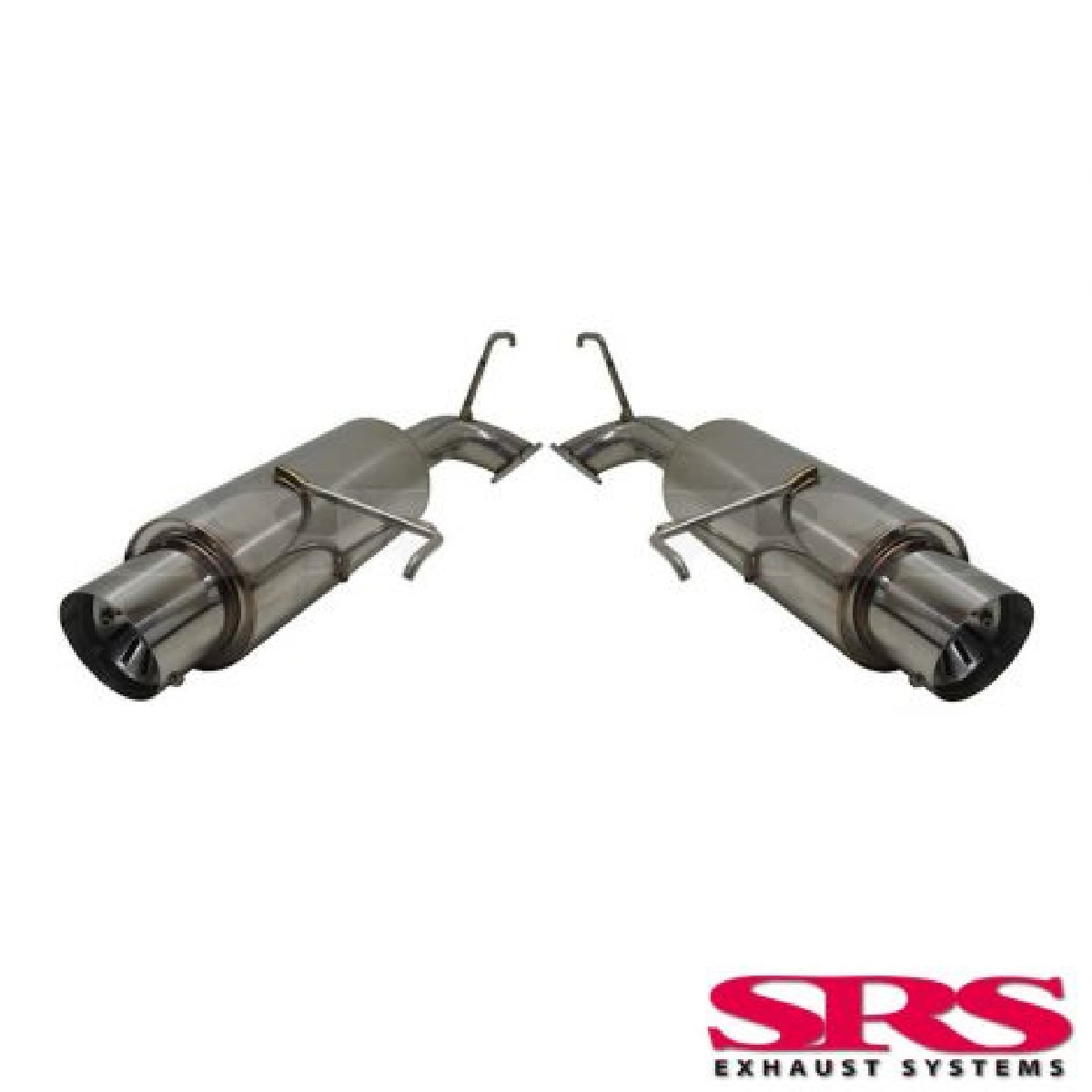 Honda Accord 00-03 4D Type R SRS Stainless G55 Dual Exhaust
