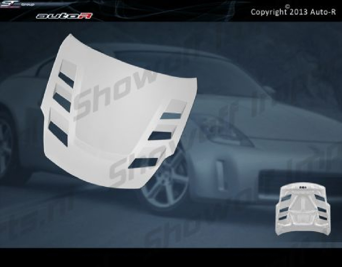 Nissan 350Z 02-06 FRP Race Hood Top Secret Style AUTOR