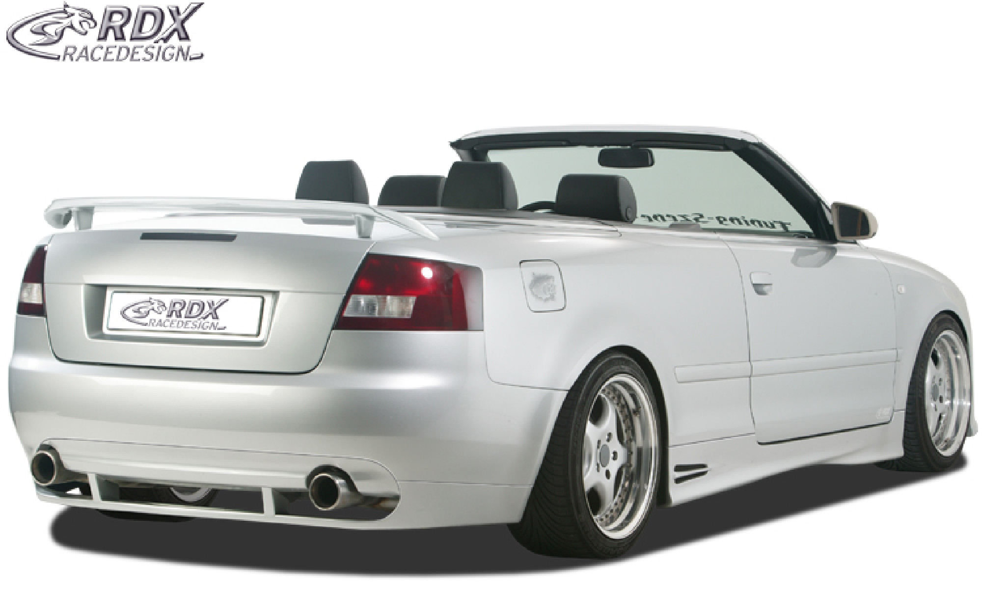 Heckansatz für AUDI A4 8H Cabrio Heckschürze Heck Heckansatz für AUDI A4 8H Cabrio Heckschürze Heck