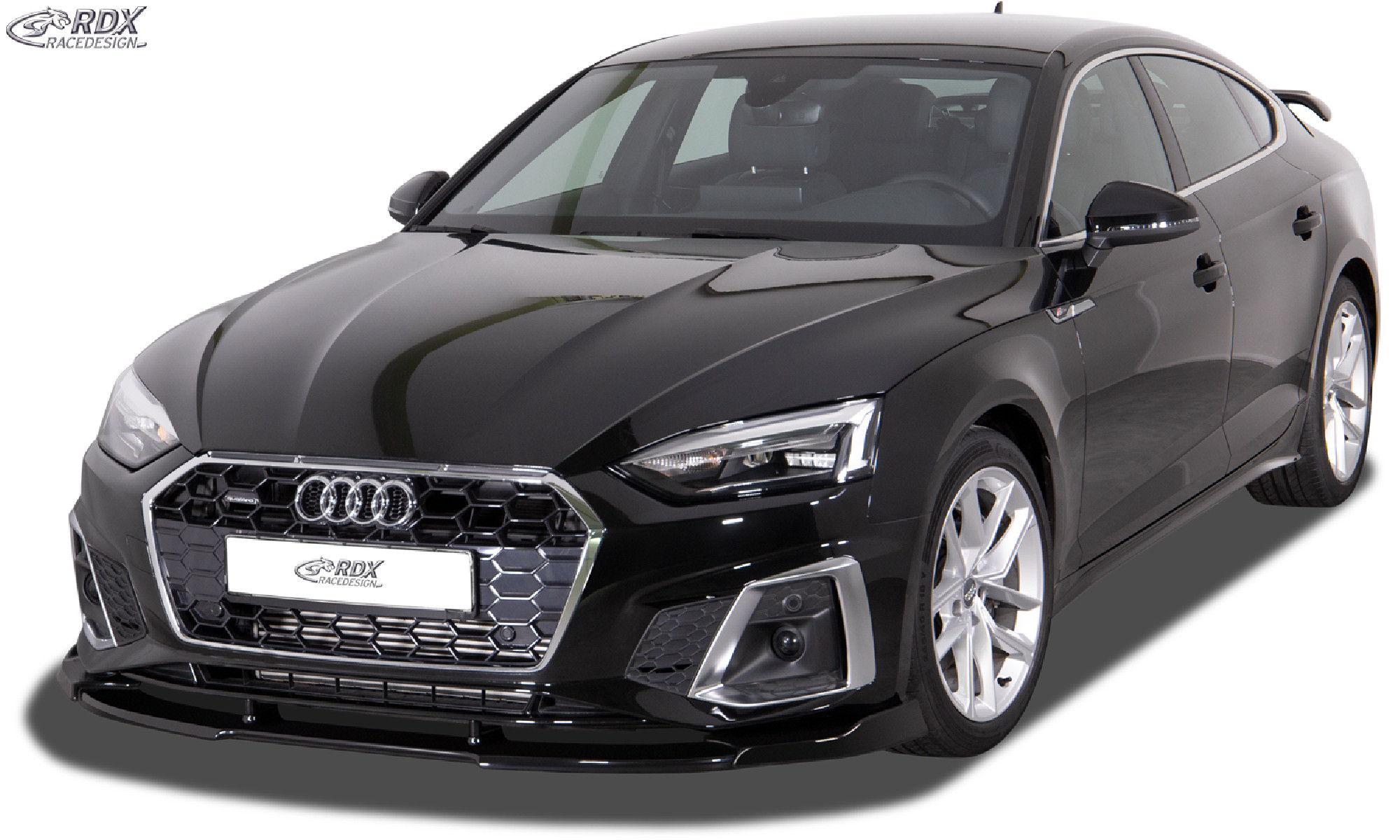 Frontspoiler VARIO-X für AUDI A5 S-Line / S5 (F5, 2020+) (Coupe + Cabrio + Sportback) Frontlippe Front Ansatz Vorne Spoilerlippe