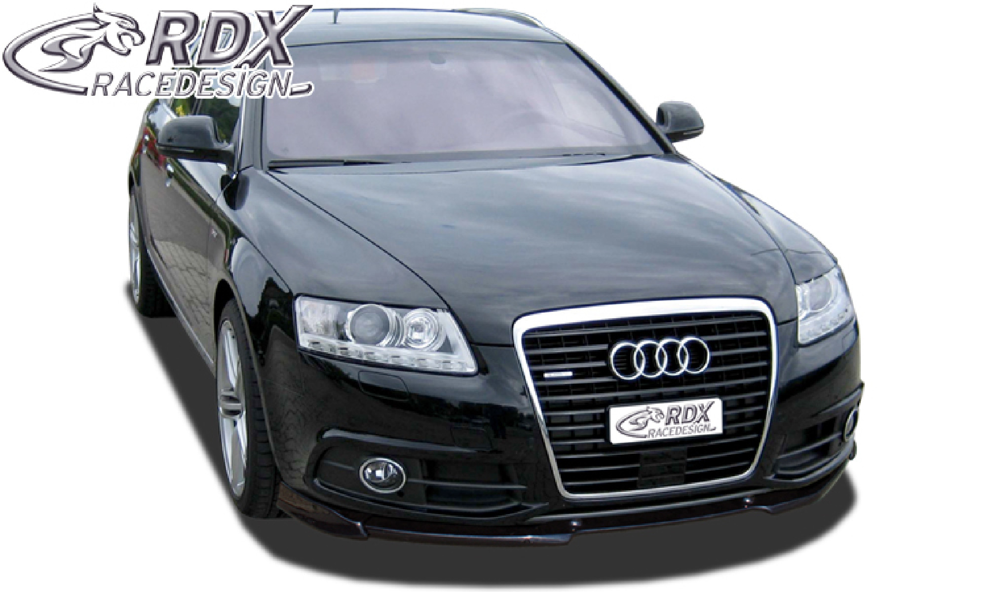 Frontspoiler VARIO-X für AUDI A6 4F 2008-2011 (S-Line Frontstoßstange) Frontlippe Front Ansatz Vorne Spoilerlippe