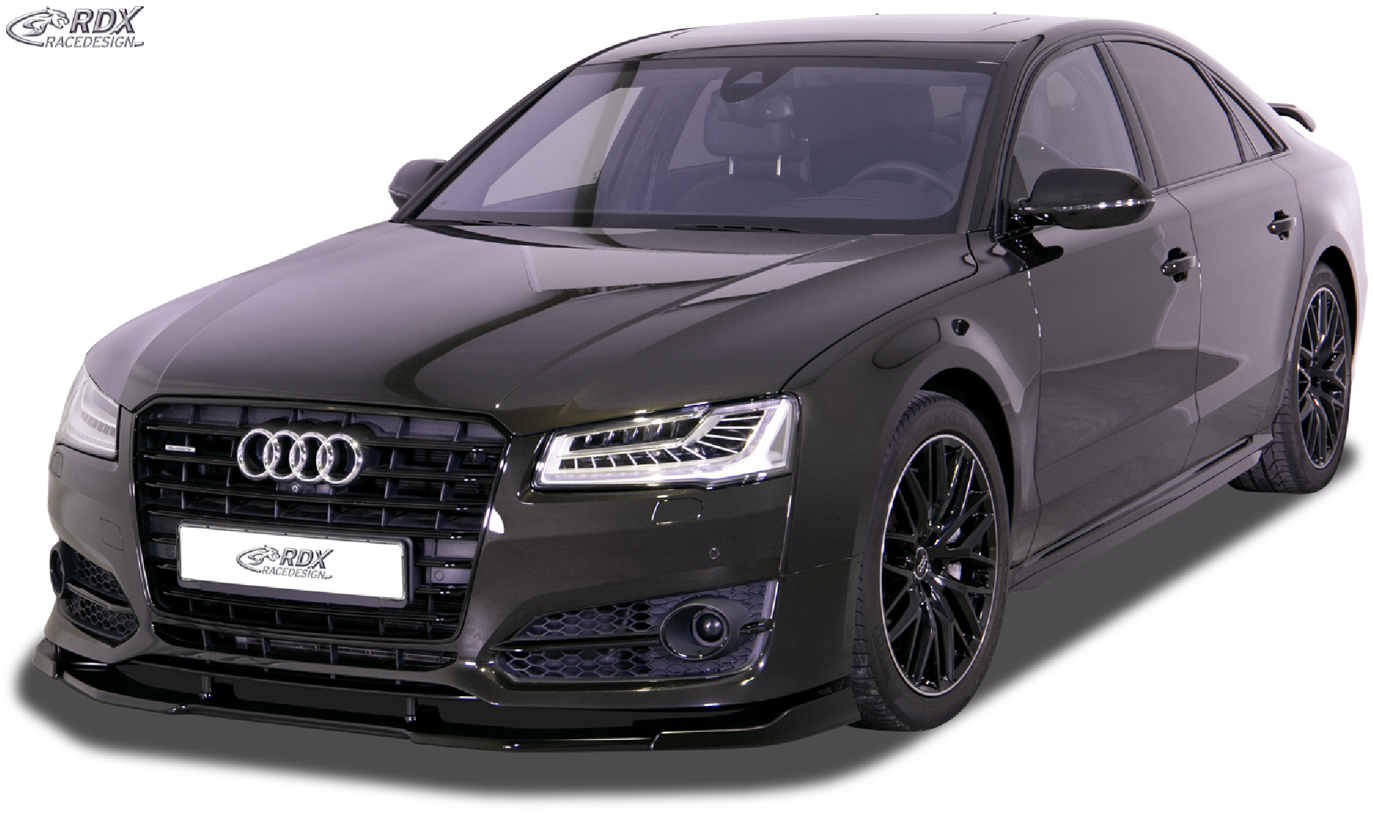 Frontspoiler VARIO-X für AUDI A8 D4/4H S-Line, S8, Sport-Edition (2013+) Frontlippe Front Ansatz Vorne Spoilerlippe