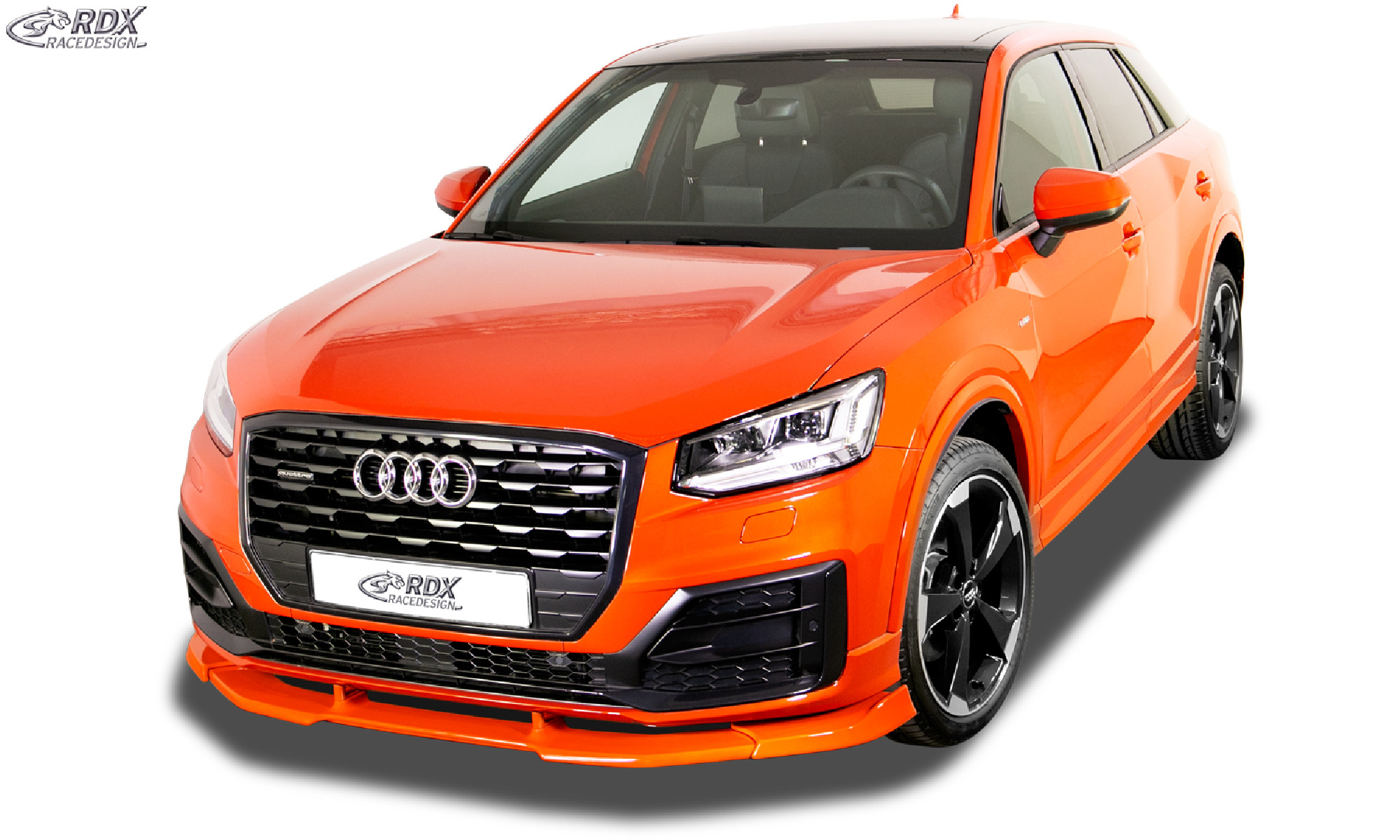 Frontspoiler VARIO-X für AUDI Q2 S-Line 2016+ Frontlippe Front Ansatz Vorne Spoilerlippe