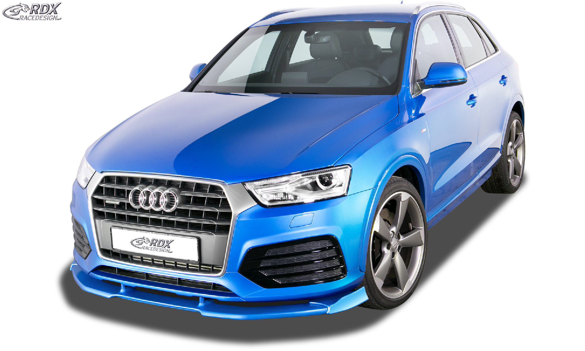 Frontspoiler VARIO-X für AUDI Q3 8U S-Line (2014-2018) Frontlippe Front Ansatz Vorne Spoilerlippe