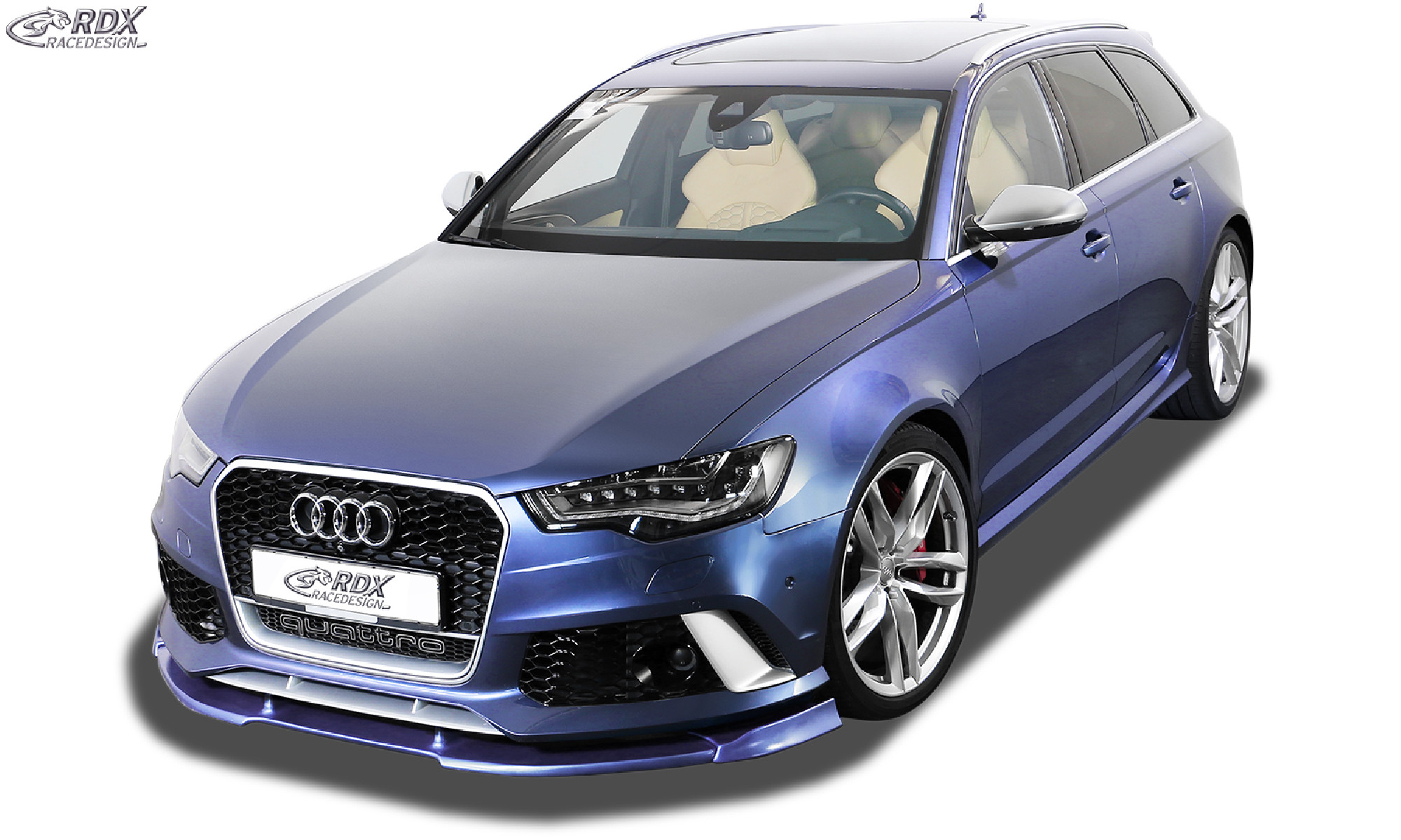 Frontspoiler VARIO-X für AUDI RS6 4G C7 Frontlippe Front Ansatz Vorne Spoilerlippe