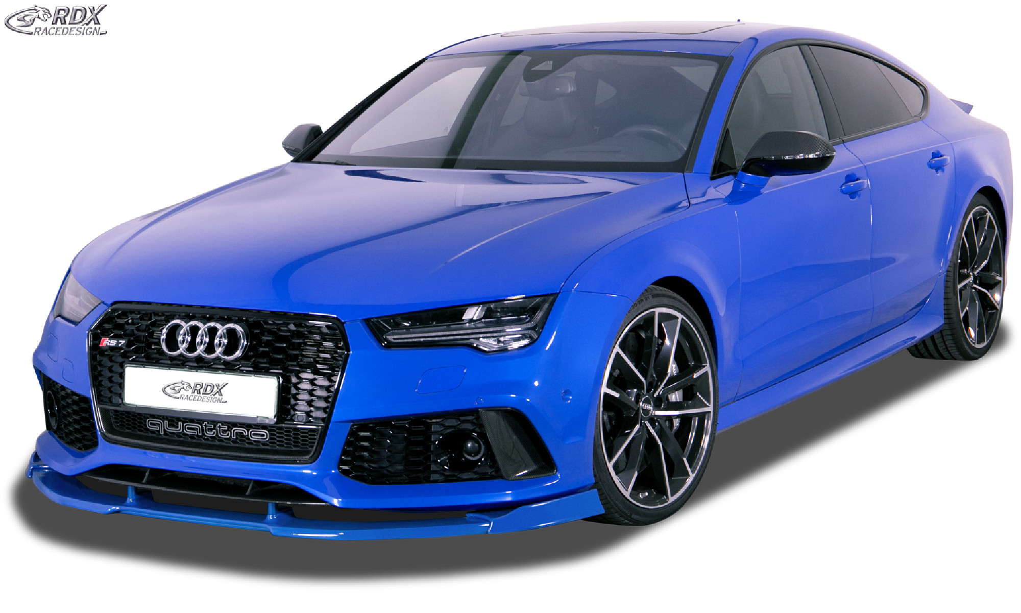 Frontspoiler VARIO-X für AUDI RS7 (-2018) Frontlippe Front Ansatz Vorne Spoilerlippe