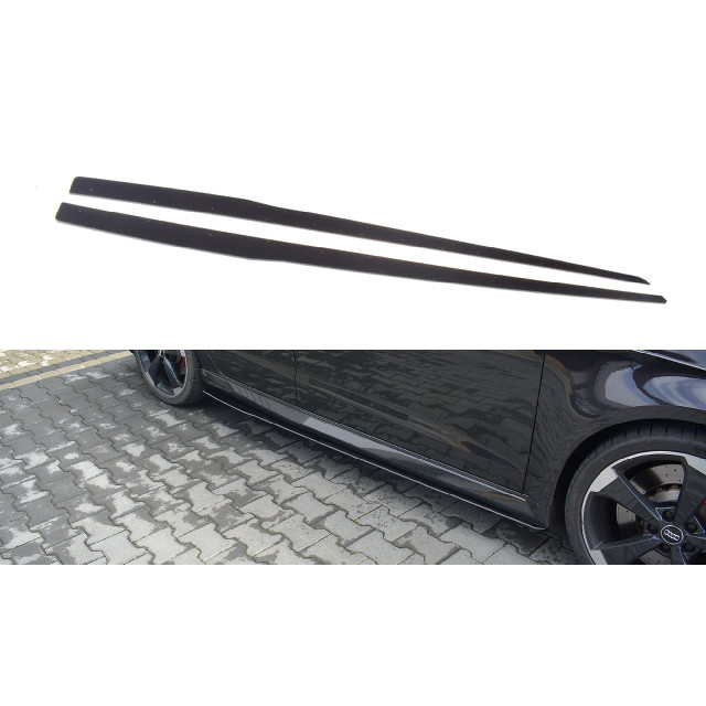 Sport Seitenschweller Ansatz Cup Leisten V.1 für Audi RS3 8V FL Sportback Sport Seitenschweller Ansatz Cup Leisten V.1 für Audi RS3 8V FL Sportback