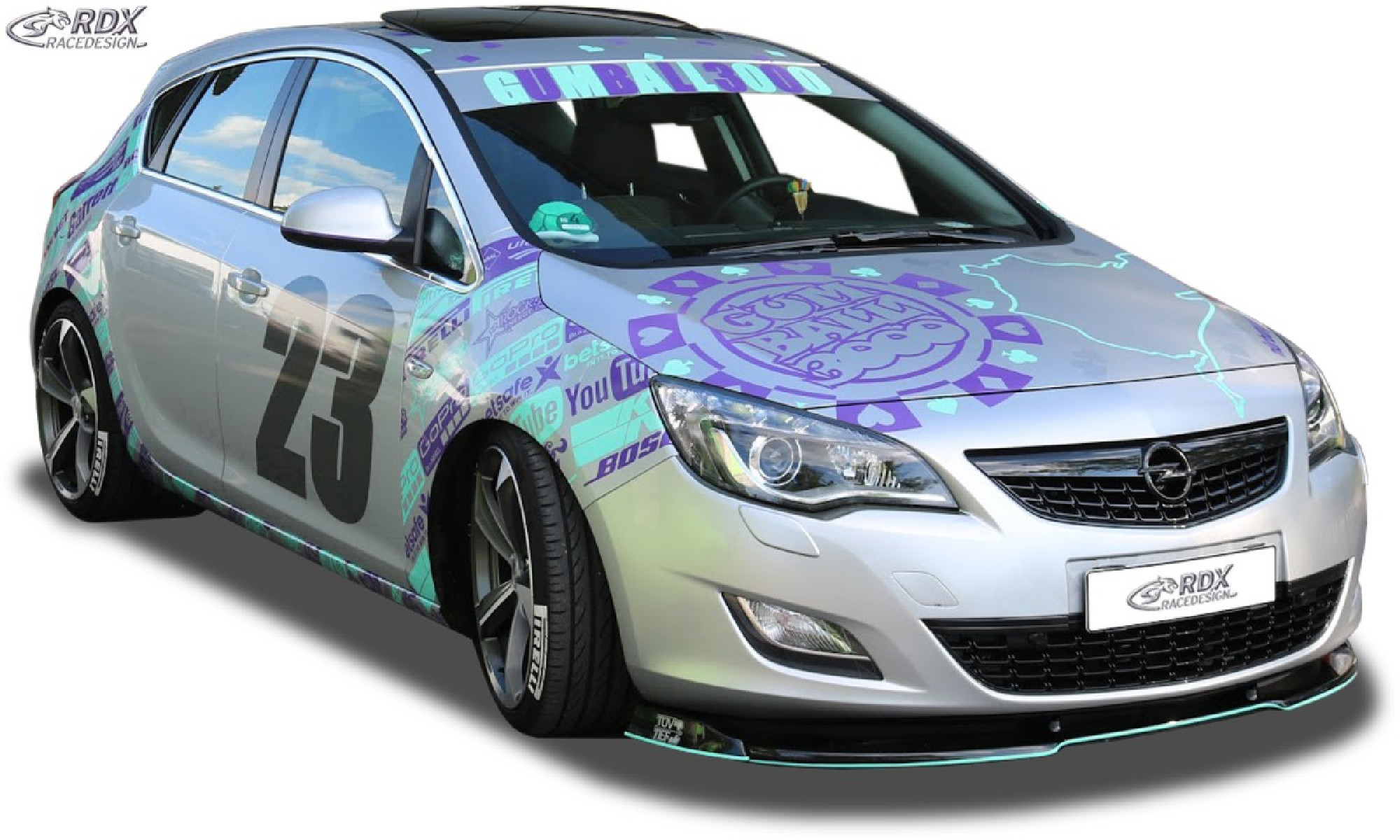 Frontspoiler  für OPEL Astra J -2012 Frontlippe Front Ansatz Vorne Spoilerlippe