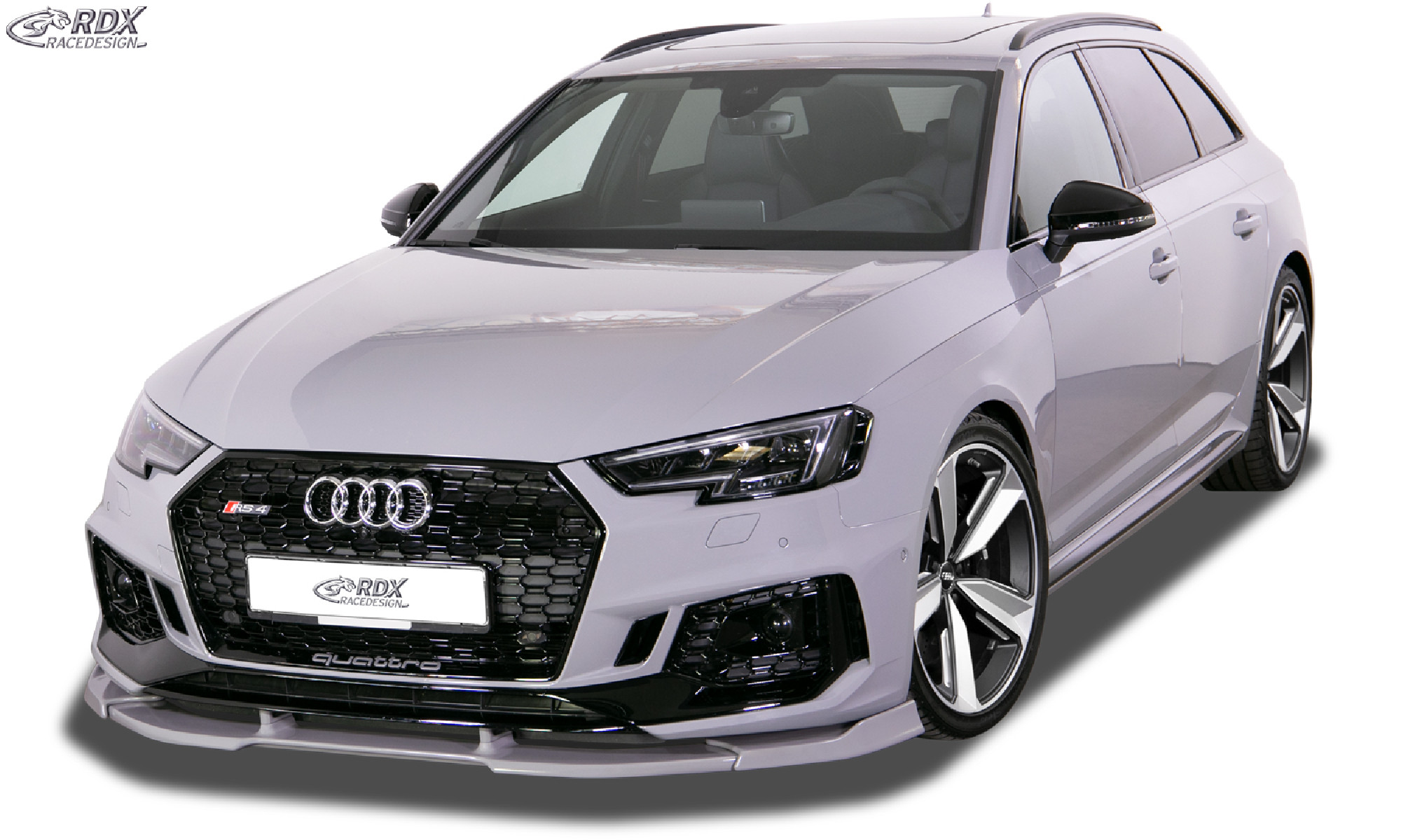 Frontspoiler VARIO-X für AUDI RS4 B9 (-2020) Frontlippe Front Ansatz Vorne Spoilerlippe