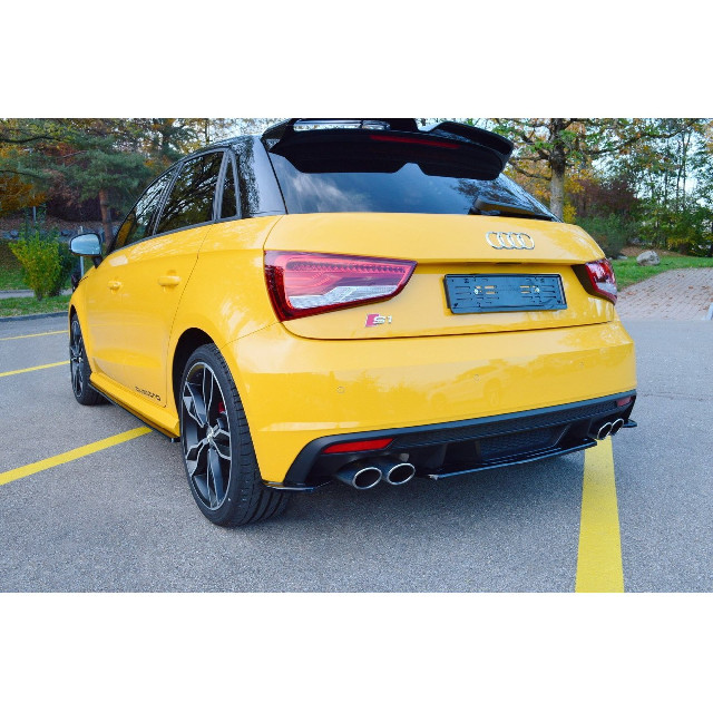 Heck Ansatz Flaps Diffusor passend für Audi S1 8X