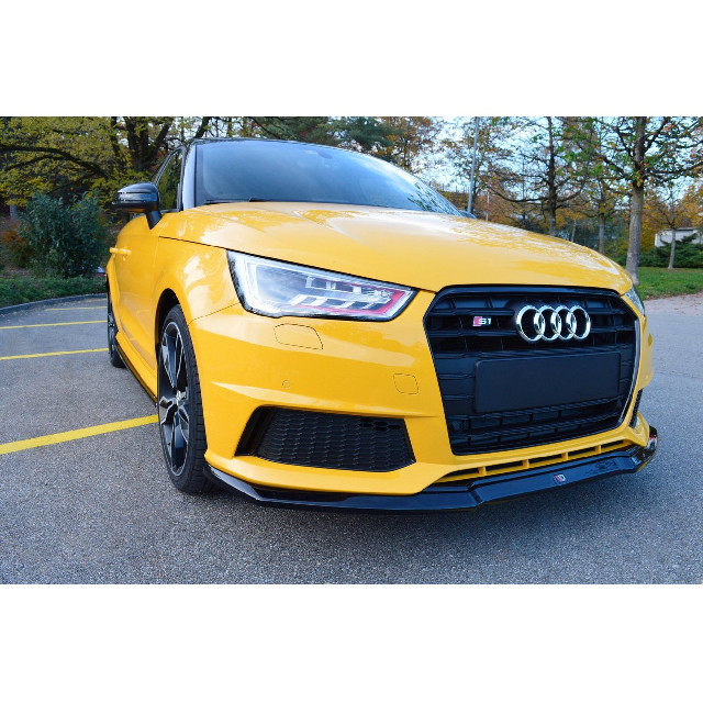 Cup Spoilerlippe Front Ansatz passend für Audi S1 8X