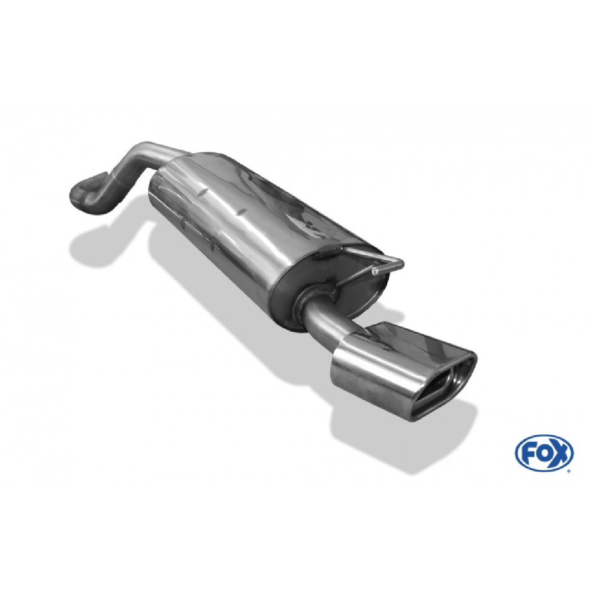 Audi A3 Typ 8L Endschalldämpfer 63,5mm - 135x80