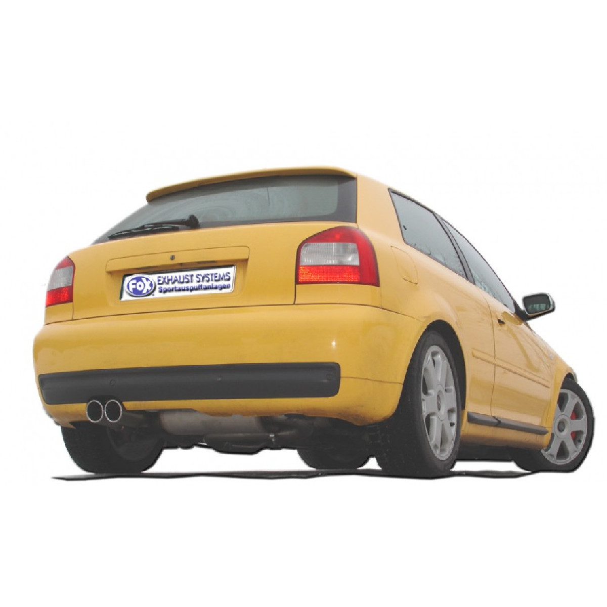 Audi S3 Typ 8L Endschalldämpfer 70mm - 2x80 