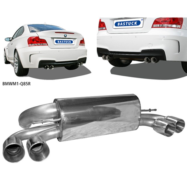 Bastuck Edelstahl Endschalldämpfer BMW 1er M Coupe E82 Bastuck Edelstahl Endschalldämpfer BMW 1er M Coupe E82