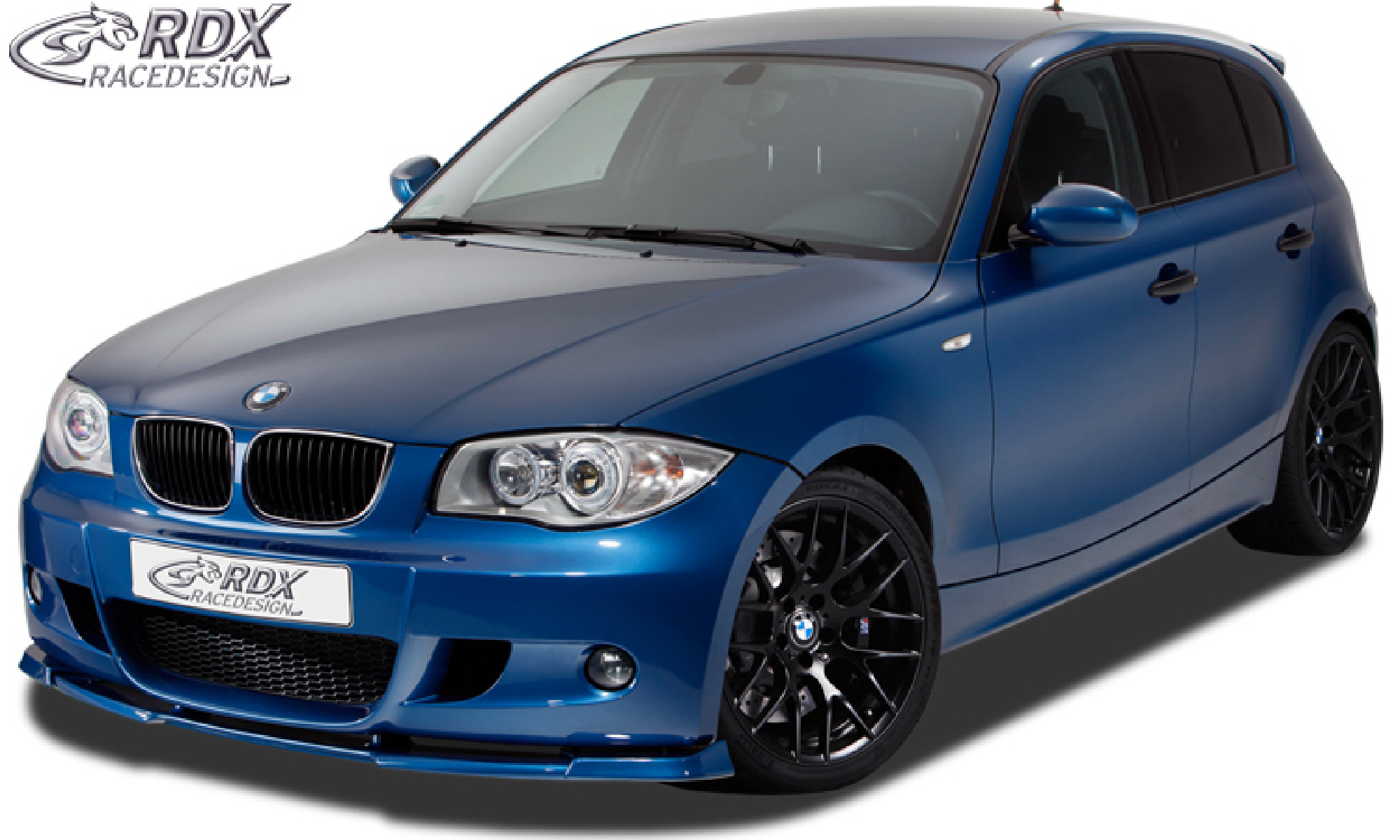Frontspoiler VARIO-X für BMW 1er E81 / E87 (M-Paket bzw. M-Technik Frontstoßstange) Frontlippe Front Ansatz Vorne Spoilerlippe