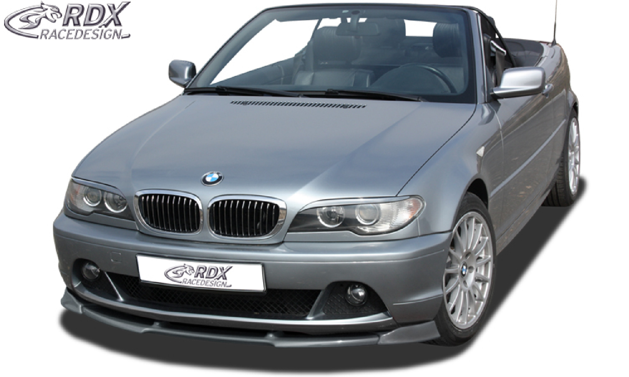 Frontspoiler VARIO-X für BMW 3er E46 Coupe / Cabrio 2003+ Frontlippe Front Ansatz Vorne Spoilerlippe