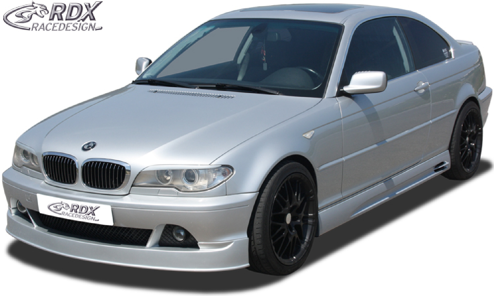 Frontspoiler für BMW E46 Coupe / Cabrio Facelift (2003+) Frontlippe Front Ansatz Spoilerlippe