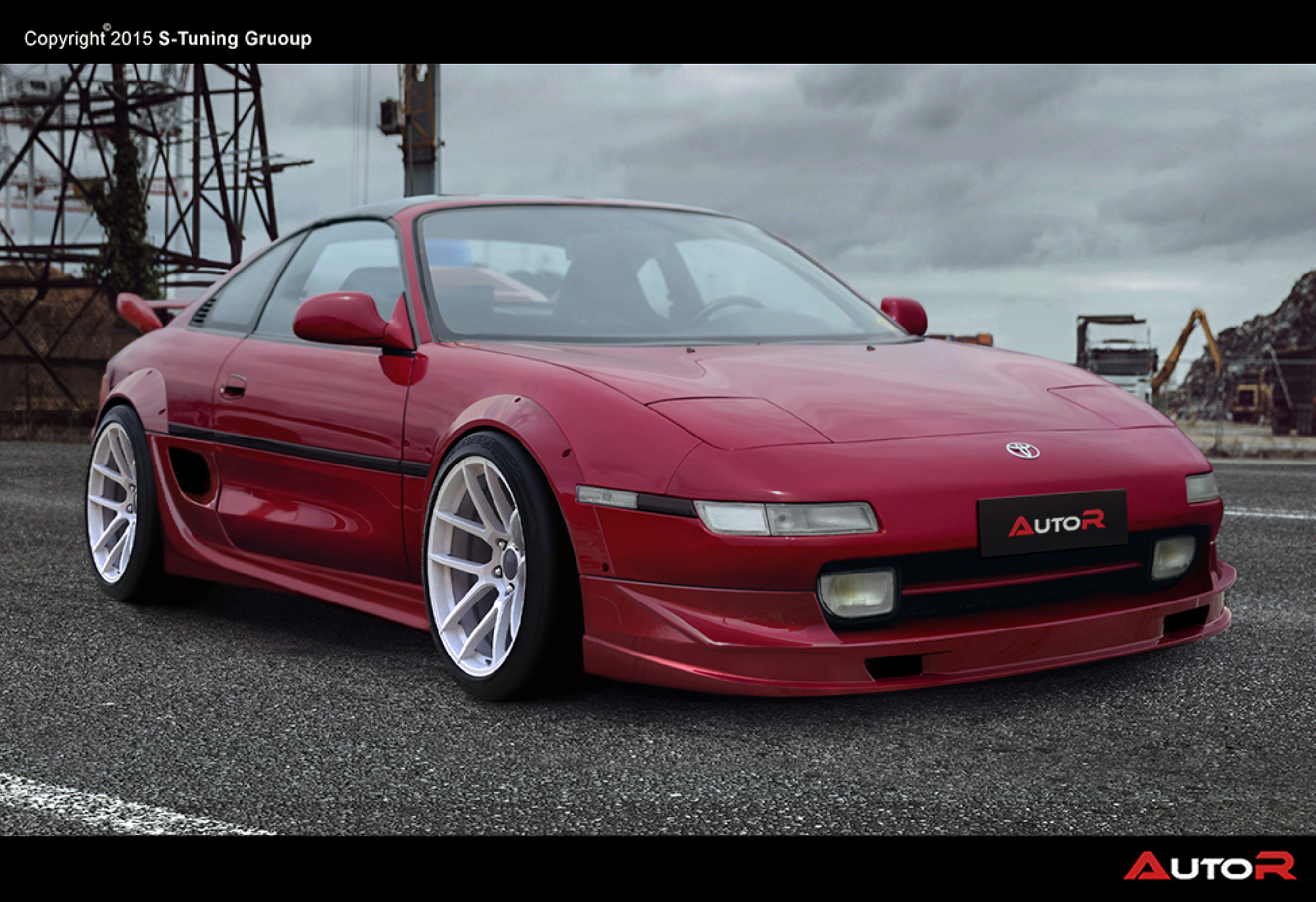 Radlaufverbreiterung vorn hinten Toyota MR2