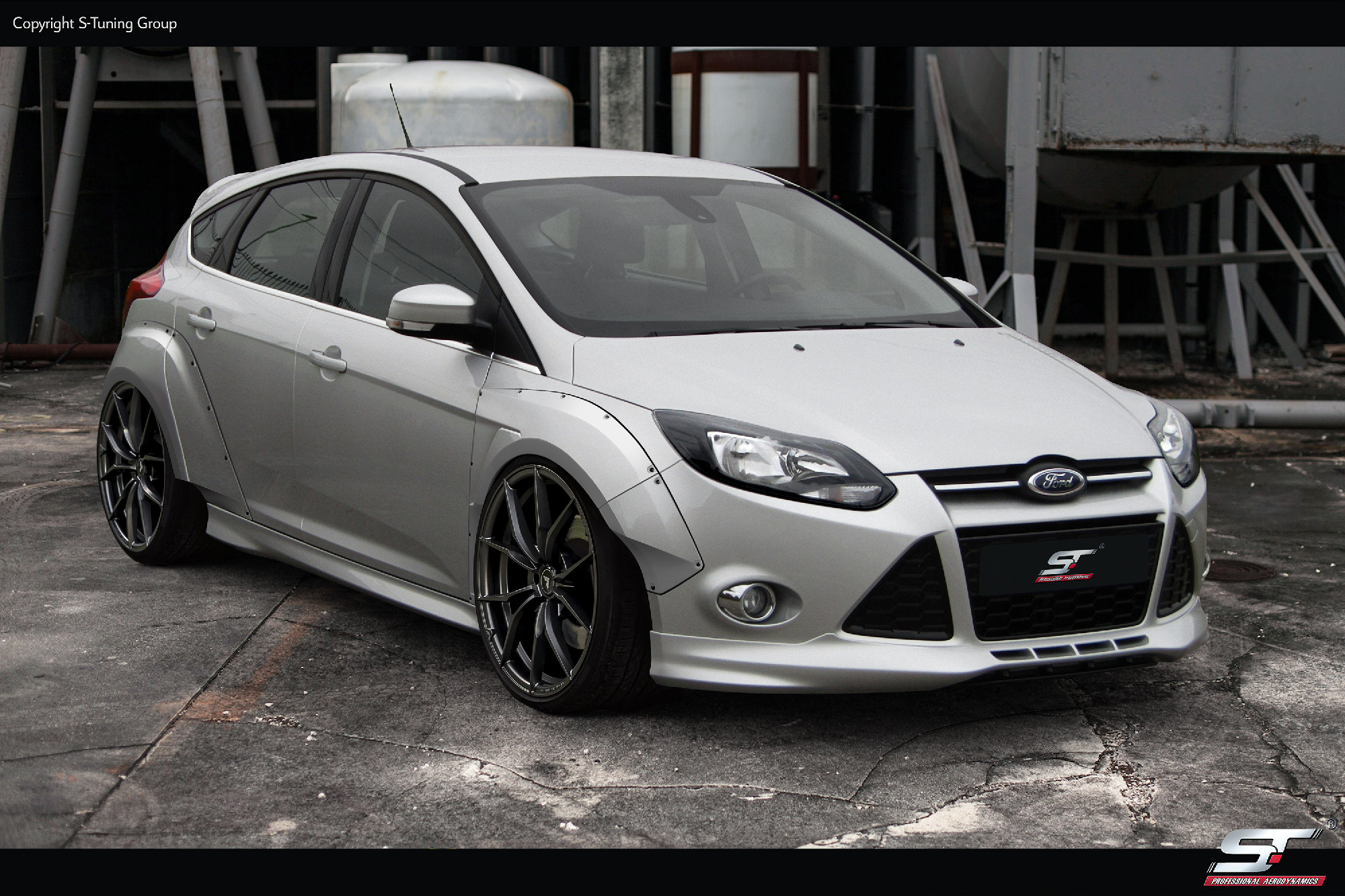 Ford Focus Mk3, Widebody Kit, Conversion Bodykit, RS