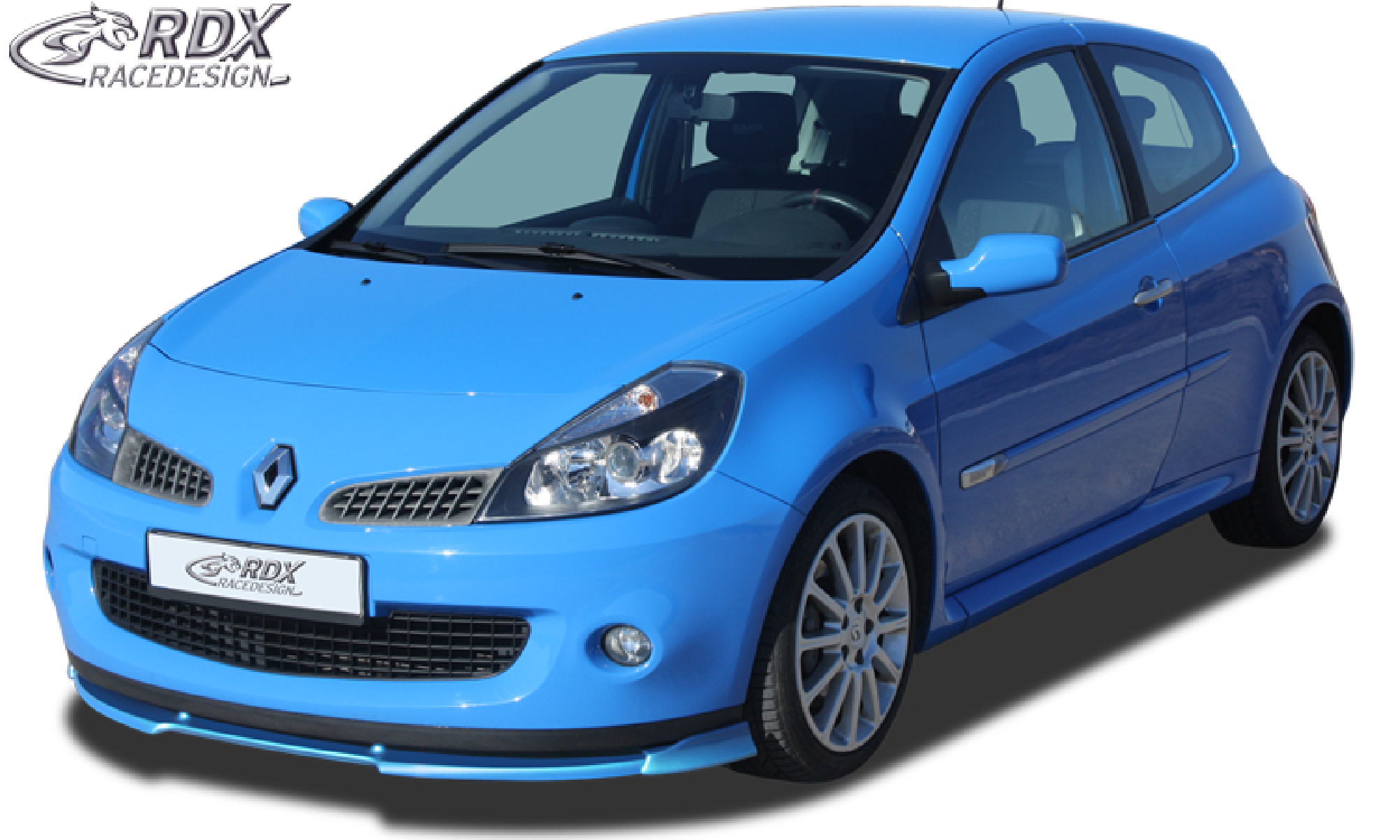 Frontspoiler VARIO-X für RENAULT Clio 3 RS Phase 1 Frontlippe Front Ansatz Vorne Spoilerlippe 