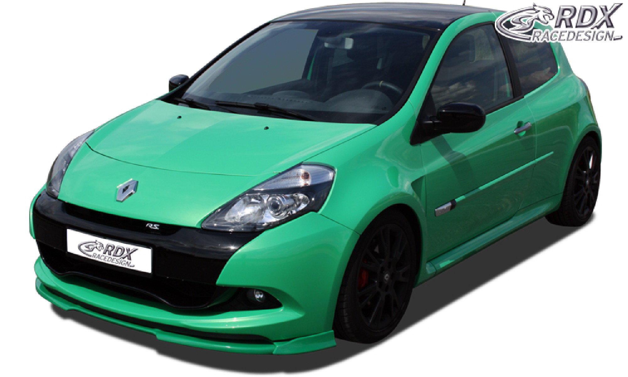 Frontspoiler VARIO-X für RENAULT Clio 3 RS Phase 2 Frontlippe Front Ansatz Vorne Spoilerlippe 