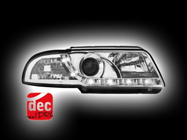 Tagfahrlicht Scheinwerfer AUDI A4 B5 95-98 chrom Tagfahrlicht Scheinwerfer AUDI A4 B5 95-98 chrom
