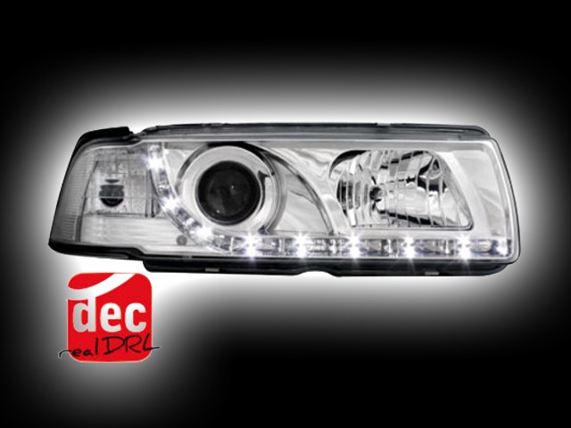 Tagfahrlicht Scheinwerfer BMW 3er E36 Lim. (92-98) chrom