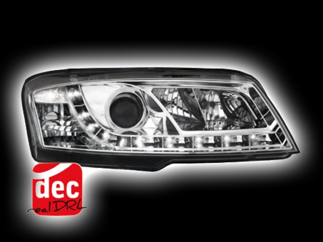 Tagfahrlicht Scheinwerfer Fiat Stilo (01-08) chrom
