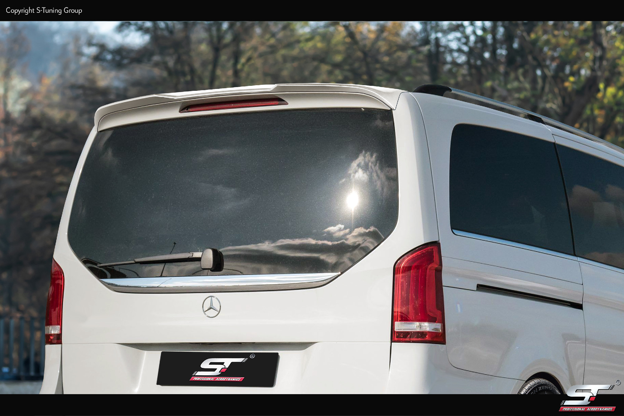 Spoiler für Mercedes w447 V-Klasse AMG-Line, Dachspoiler