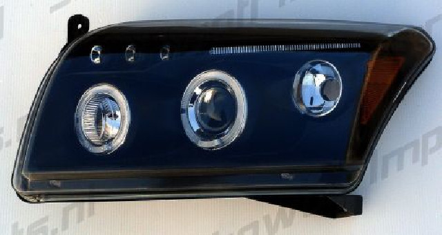 Dodge Caliber 06+ Headlights Set Black