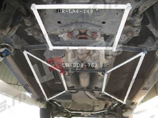 Mazda 5 CP 00+ UltraRacing 2x 4-Point Floor Bars 