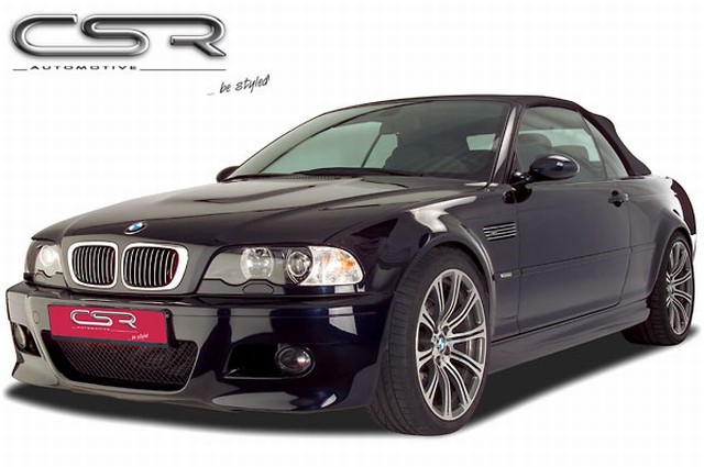 CSR Frontstoßstange BMW 3er E46 Bj. 1998-2007 für Coupe/Cabr, X-Line aus ABS CSR Frontstoßstange BMW 3er E46 Bj. 1998-2007 für Coupe/Cabr, X-Line aus ABS